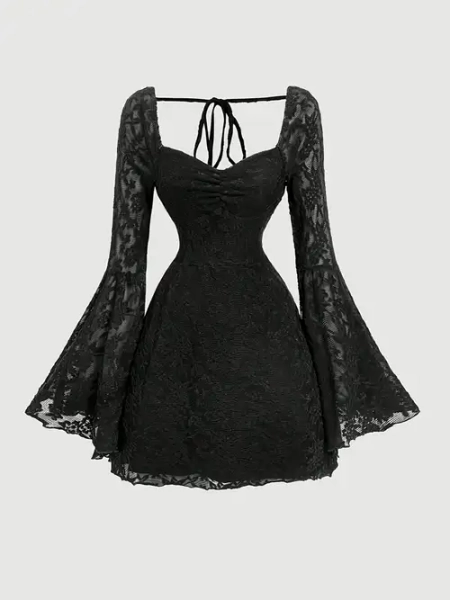 vestido corto     volantes ns702 - Temu Argentina