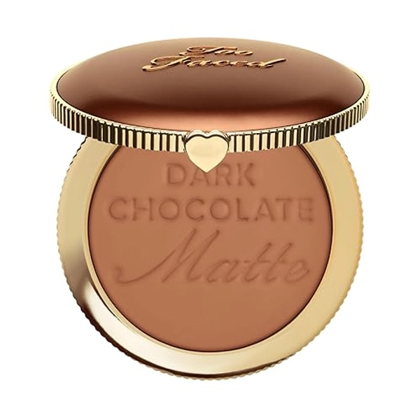 Too Faced Chocolate Soleil Matte Bronzer | Long Lasting + Cruelty Free, 0.28 oz.