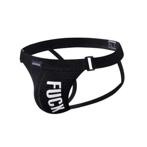 Men's JOCKMAIL - Fuck Jockstrap | Black / L
