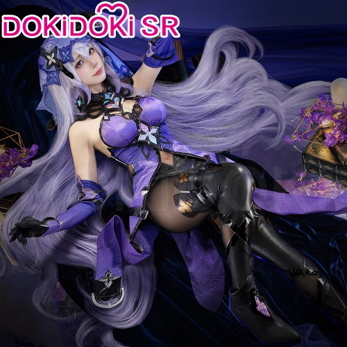 DokiDoki-SR Game Honkai: Star Rail Cosplay Black Swan Costume / Shoes | Costume Only-XL-Order Processing Time Refer to Description Page