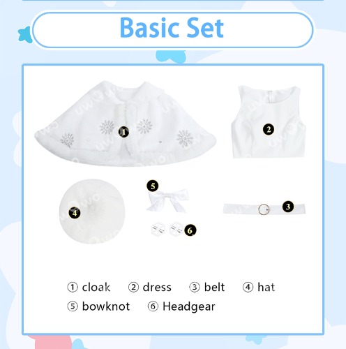 Uwowo Collab Series: Love Live! Sunshine!! Aqours Winter Dress Cosplay Costume - Main Set Costume / 【Pre-sale】XL