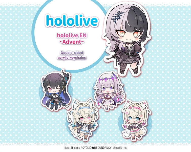 hololive Advent | acrylic keychains