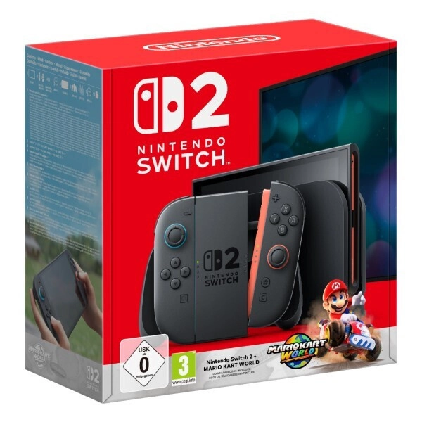 Nintendo Switch 2 256GB Mario Kart World (Official Bundle)