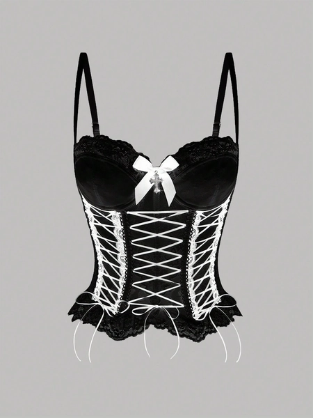 Kawaii goth bralette