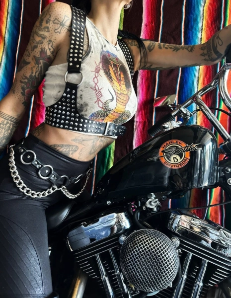 Molotov Clothing STUDDED AS F**K HARNESS