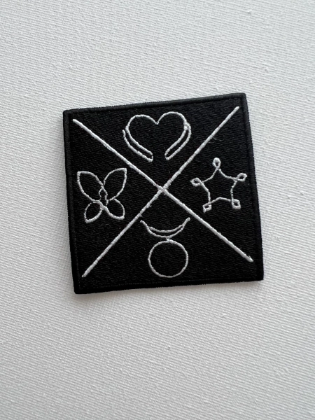 aespa members symbols embroidered patches,