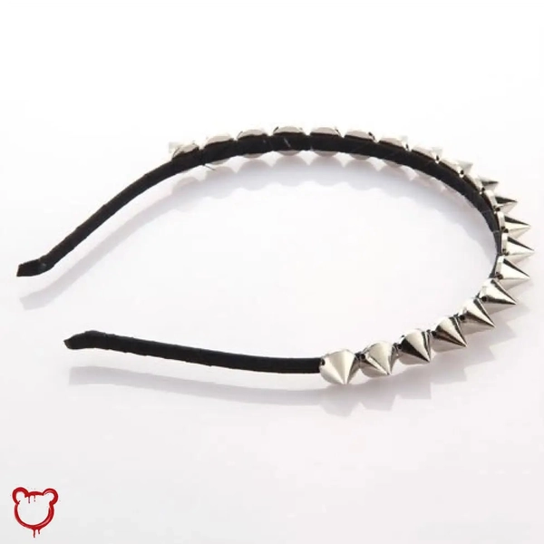 Silver Spike Hairband