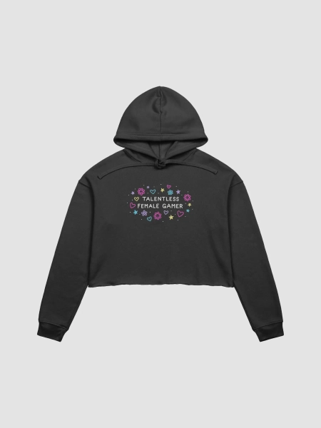 Talentless Female Gamer Cropped Sweater