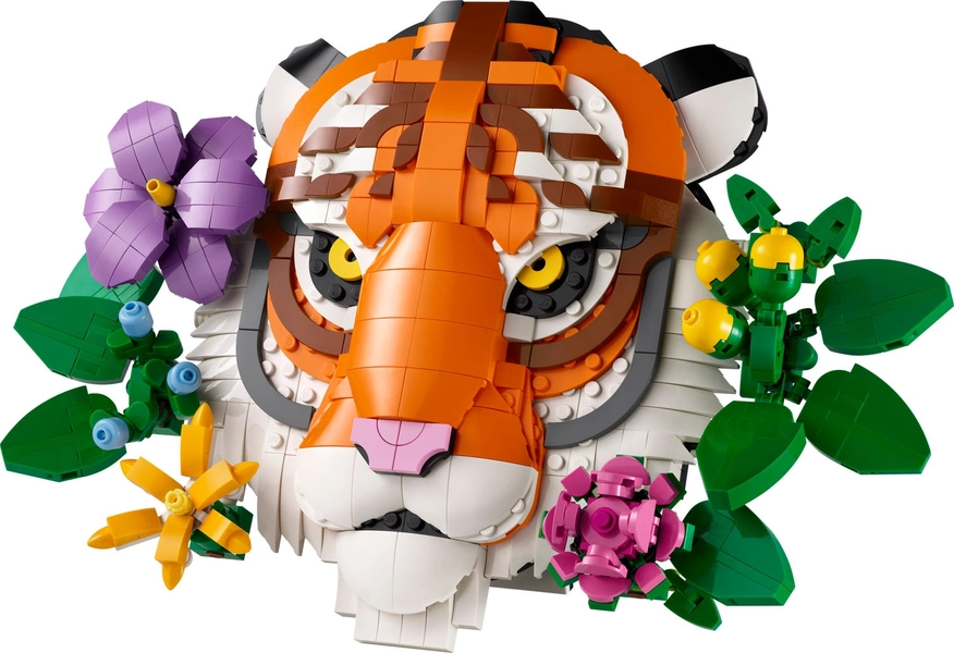 The Fauna Collection - Tiger 31217 | Art | Buy online at the Official LEGO® Shop US 