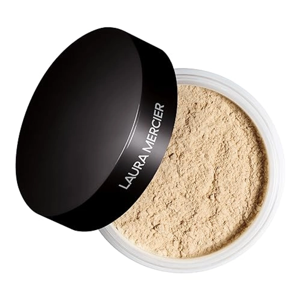 Laura Mercier Translucent Loose Setting Powder: 24 HR Shine Control, Soft Matte Finish, Long Lasting Wear, Best for Normal to Oily Skin, 4 Shades for Virtually All Skin Tones