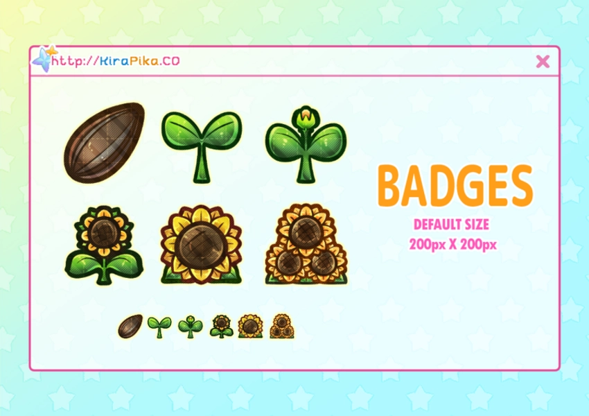 Commission slot: CUSTOM BADGES by Kirapika