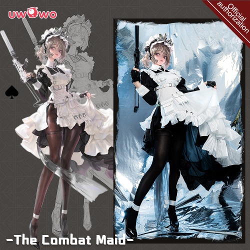 Exclusive authorization Uwowo x AGOTO: The Combat Maid Series ♠ Spade Cosplay Costume | Set A XL