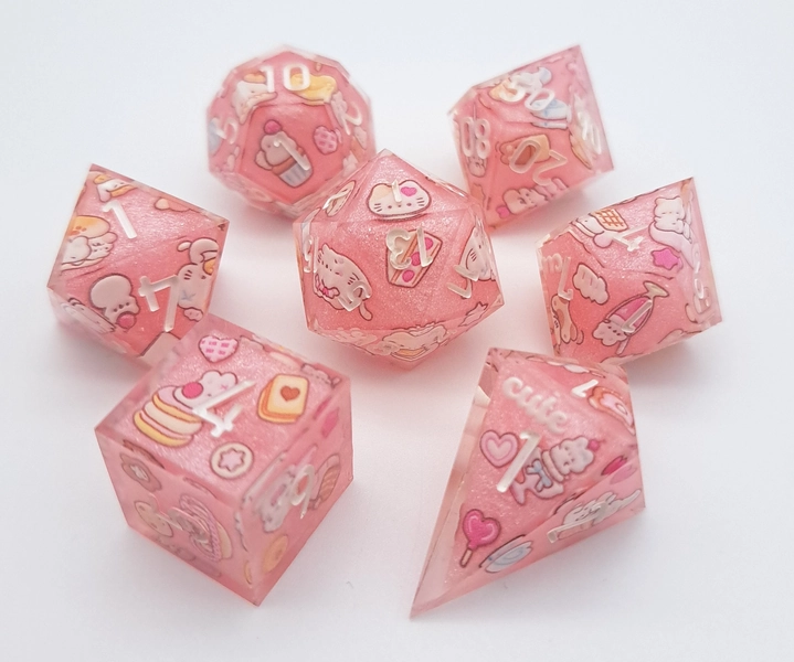 Rabbit Cafe - polyhedral set [Sharp Edge] Hand made