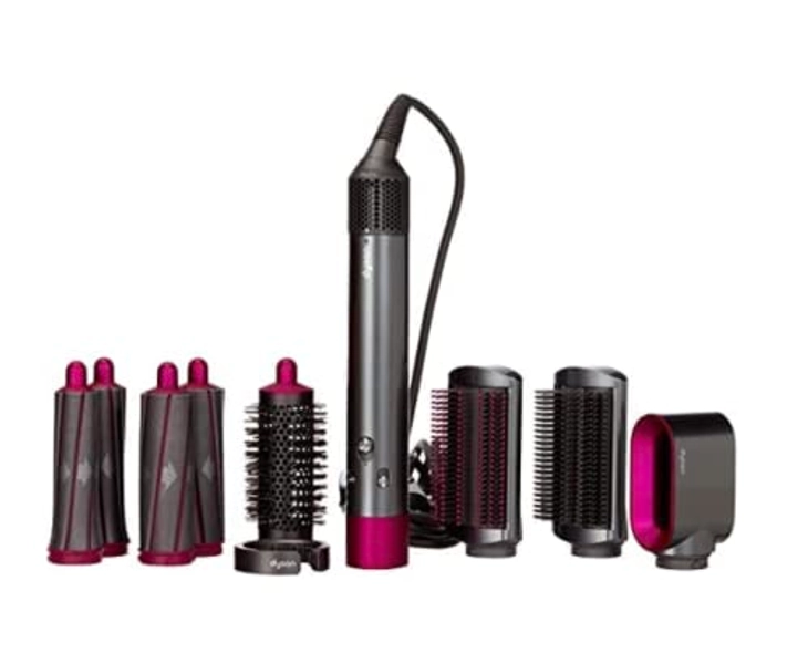 Dyson Airwrap Complete Styling Tool with Multiple Accessories Hot Fuchsia, Nickel 2.675m 1300W Hair Styling Tool (Hot Styling Tool with Multiple Accessories, 28°C, 90°C, Fuchsia, Nickel, 2.675m)