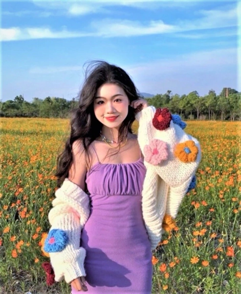 Chunky flower cardigan, Trendy crochet sweater, Daisy cardigan, Crochet floral cardigan