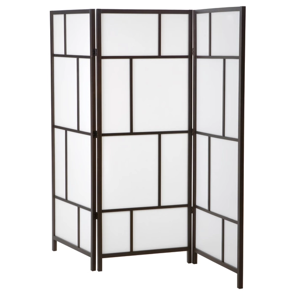 RISÖR Room divider - white/black 85x72 7/8 "