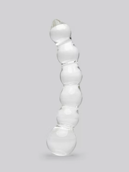 Lovehoney Beaded Sensual Glass Dildo 7 Inch