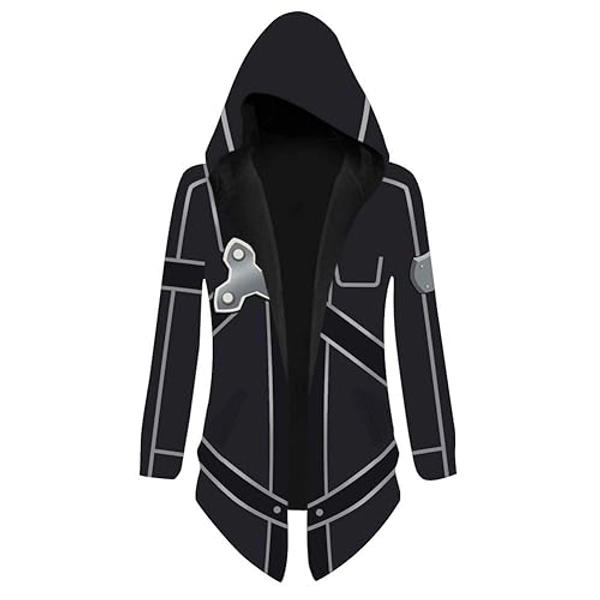 Rulercosplay Anime Hoodie Kirito and Asuna Cosplay Jacket of Sword Art Online Cosplay Costume