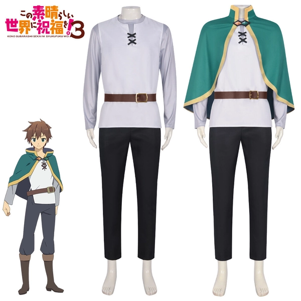 KONOSUBA God's blessing on This Wonderful World Satou Kazuma Cosplay Costumes