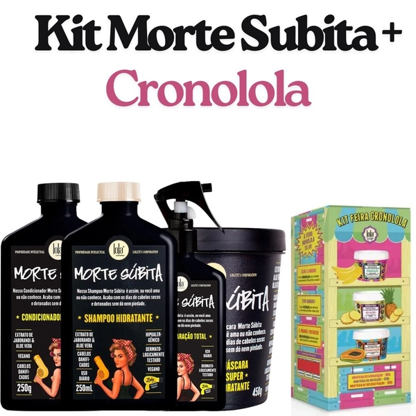 Kit Morte Subita 4 Produtos +CronoLola 3 Be(M)Dita 100g | Shopee Brasil