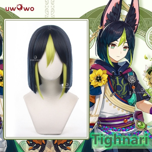 【Pre-sale】Uwowo Genshin Impact: Tighnari Cosplay Wig Man Wig Short Hair