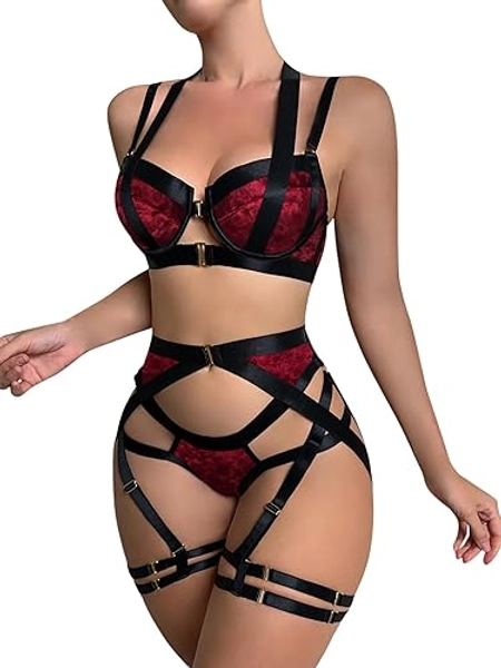 Lilosy Sexy Strappy Lingerie Set 🥀