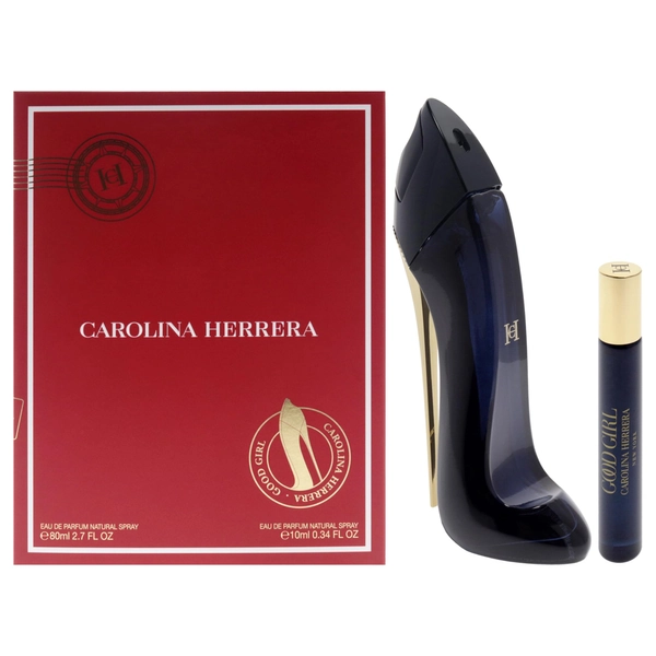 Carolina Herrera Good Girl For Women 2 Piece Set (2.7 Ounce Eau De Parfum Spray+ 10ml Travel Spray )