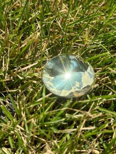 Handcrafted Shamanic Mirror Kuzungu - Sacred Tool for Healing, Protection, and Divination