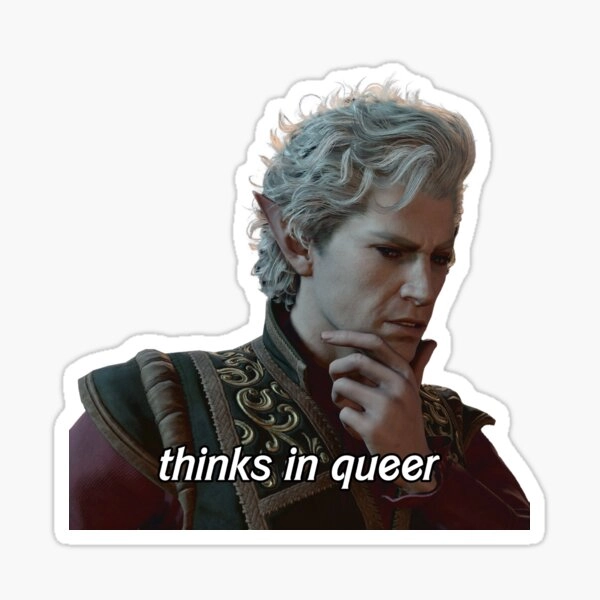 Astarion Queer Sticker