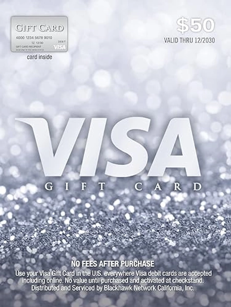 Visa $50 Gift Card (plus $4.95 Purchase Fee)