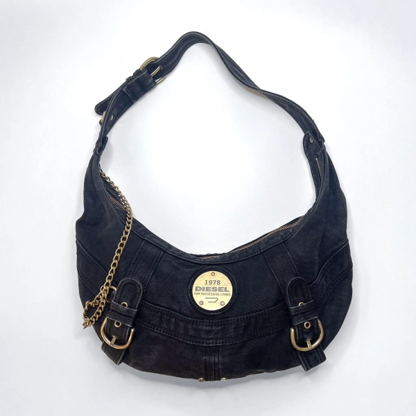 Diesel Vintage Black Shoulder Bag