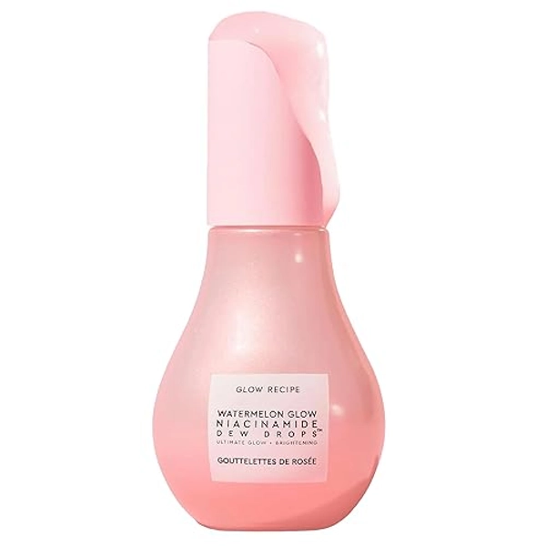 Glow Recipe Watermelon Glow Niacinamide Dew Drops Face Serum, 40ml | Hydrating Hyaluronic Acid Skincare Serum