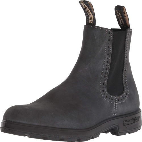 Blundstone BL1448 High-Top Chelsea Boot - 7.5 Rustic Black