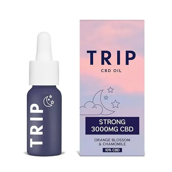 TRIP CBD Oil 3000mg (High Strength), Dream Drops, Vegan, 100% Natural, Flavoured CBD Oil Blended with MCT Coconut Oil (Pack of 1)