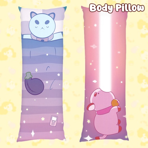 Puppycat Body Pillow | Body Pillow / 20x54 inch