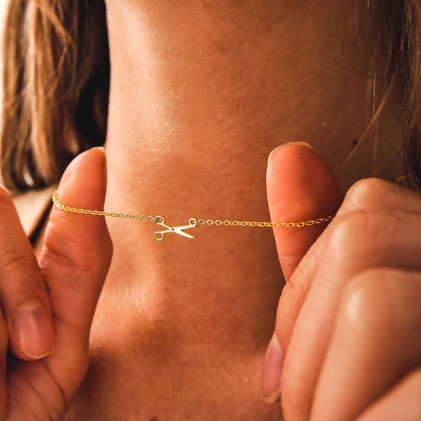WLW Scissor Necklace