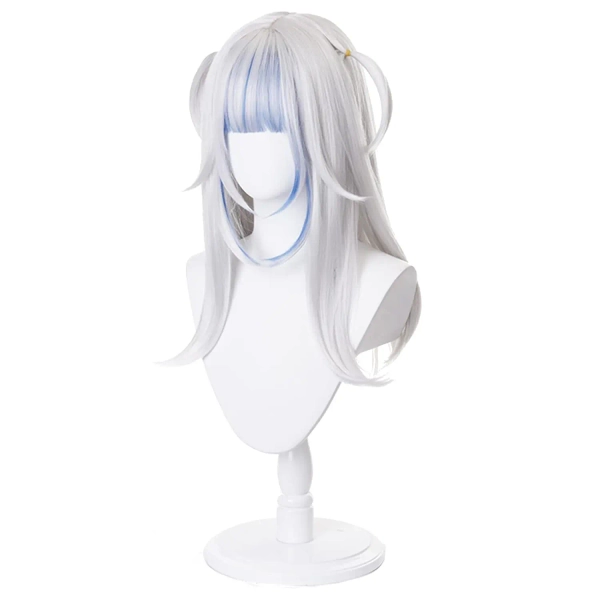 Cosplay Wig Costume Halloween Wigs for Women Girls Gray Blue Anime hololive Gawr Gura Wigs - AliExpress 