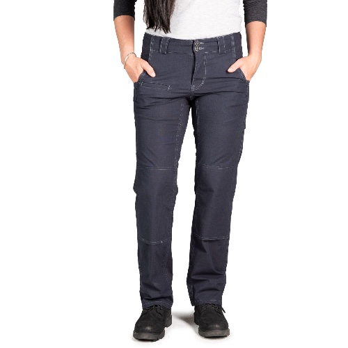 Ladies Work Pants: Day Construct in Sulphur Navy Ripstop | 6 / 30