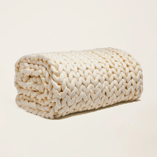Chunky Knit Organic Weighted Blanket