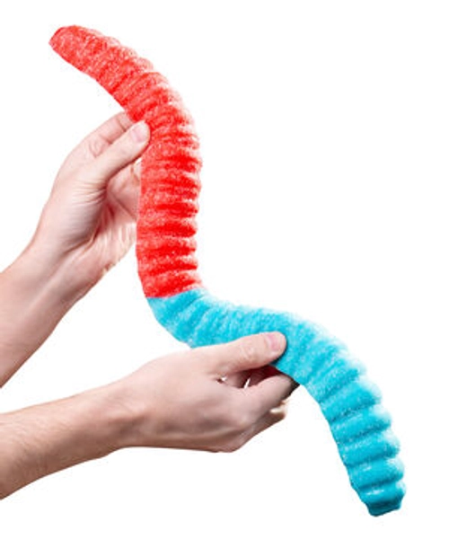 Giant 2-Pound Sour Gummy Worm: Two pounds of sour and sweet gummy goodness!