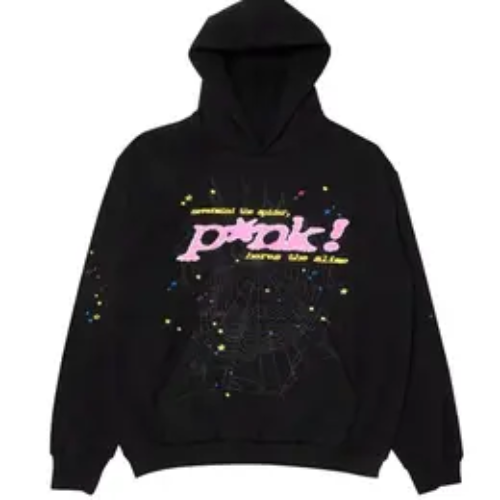 *TT SHOP* Sp5der Hoodies, Spider Web Print Hoodies, Oversized Hoodie Hip Hop Hoodie Sweatshirt, Hoodie