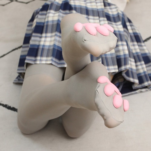 Squishy Sole Cat Paw Socks - gray