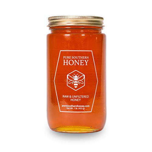 1 lb. 100% Raw & Unfiltered Gallberry Honey - USA Made by Pure Southern Honey