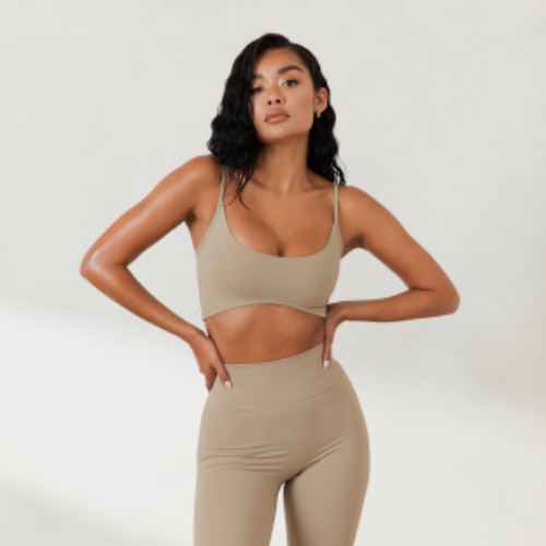 Crop Top Caraco X Jess Hunt - Nude | XXL