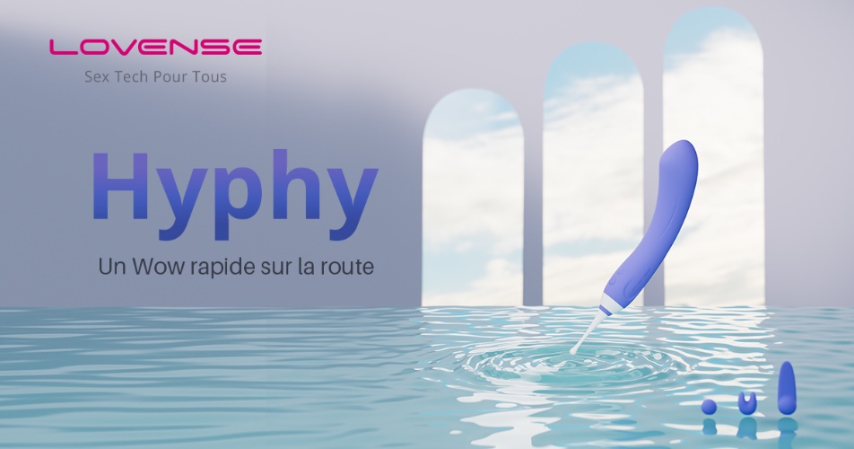 Hyphy par Lovense : Vibromasseur double extrémité haute fréquence pour des orgasmes rapides