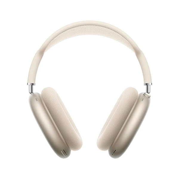 Apple AirPods Max Kabellose Kopfhörer, aktive Geräuschunterdrückung auf Pro Level, Transparenzmodus, personalisiertes 3D Audio, USB-C Ladecase, Polarstern