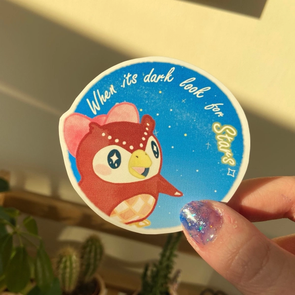 Celeste Animal Crossing Sticker