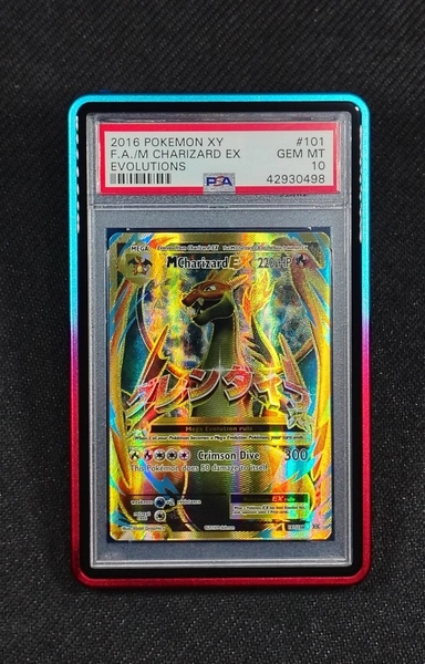 ✨ PSA 10 GEM MINT 2016 Pokémon XY Evolutions 101 Full Art M Charizard EX
