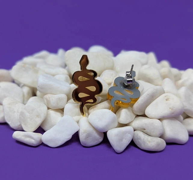 Snake Stud Earrings