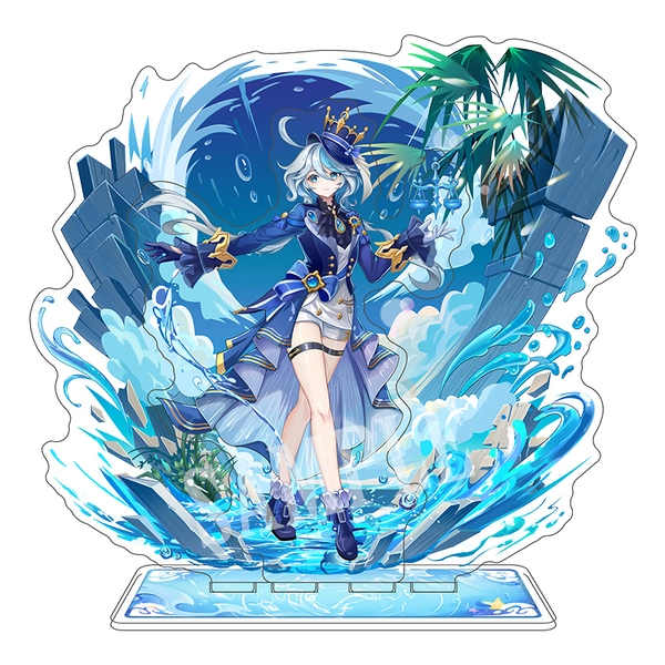 Furina Standee Genshin Impact Furina Acrylic Stand Hydro Archon